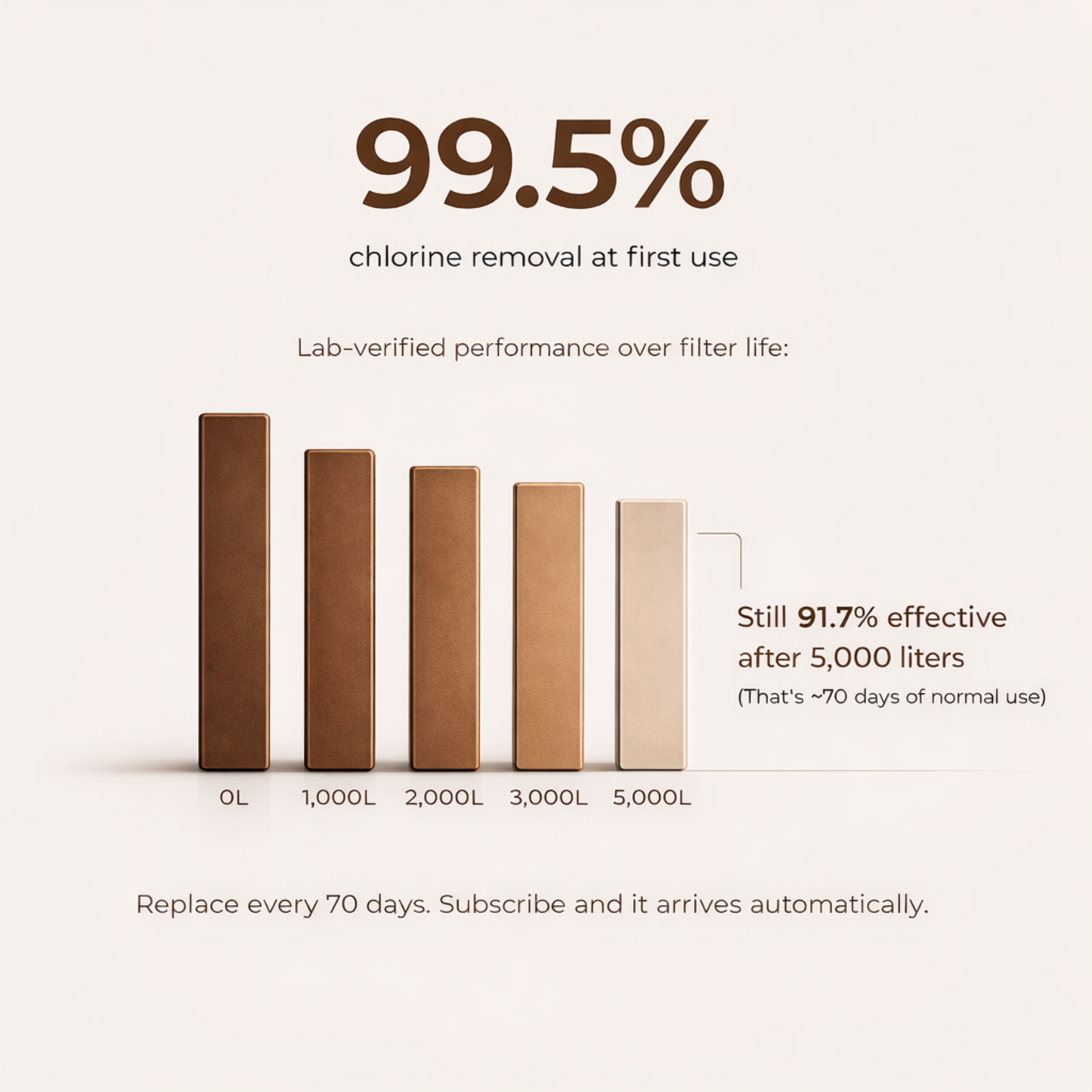 Sift Filtered Showerhead