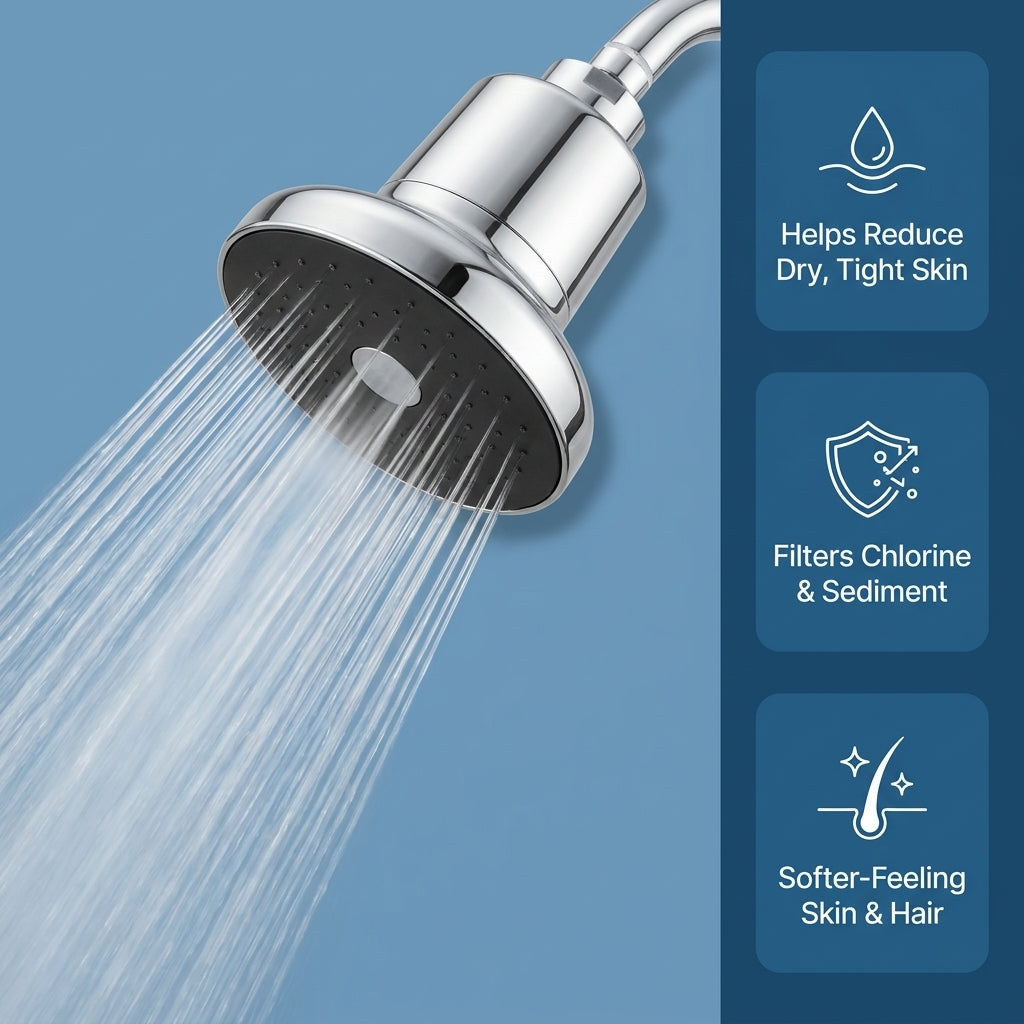 Sift Filtered Showerhead - Silver